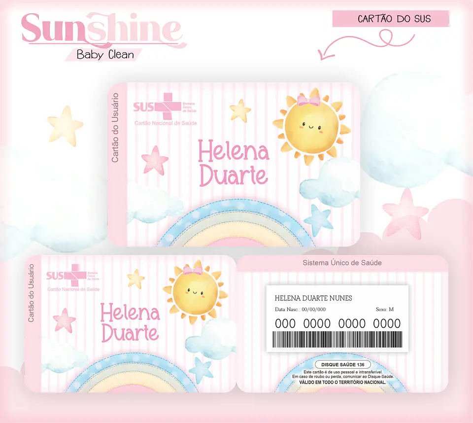 Arquivo Combo Encadernação Baby Sunshine Arco Iris Alfabeto 7