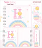 Arquivo Combo Encadernação Baby Sunshine Arco Iris Alfabeto - Thumbnail 15