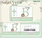 Arquivo Combo Encadernação Baby Safari Verde Alfabeto - Thumbnail 7