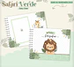 Arquivo Combo Encadernação Baby Safari Verde Alfabeto - Thumbnail 10