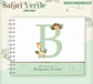 Arquivo Combo Encadernação Baby Safari Verde Alfabeto - Thumbnail 11