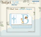 Arquivo Combo Encadernação Baby Safari Azul Alfabeto - Thumbnail 13
