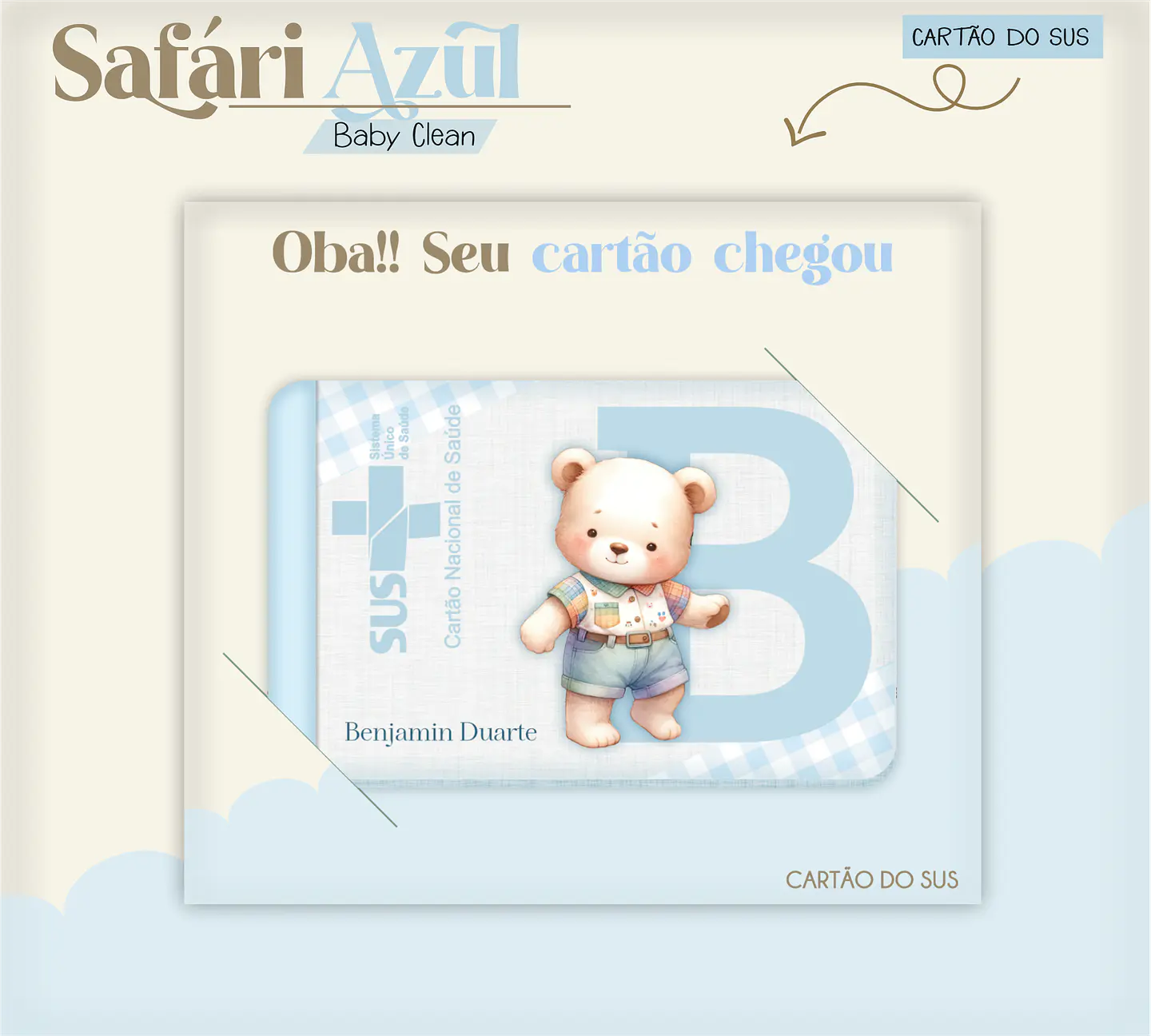 Arquivo Combo Encadernação Baby Ursinho Azul Alfabeto 16