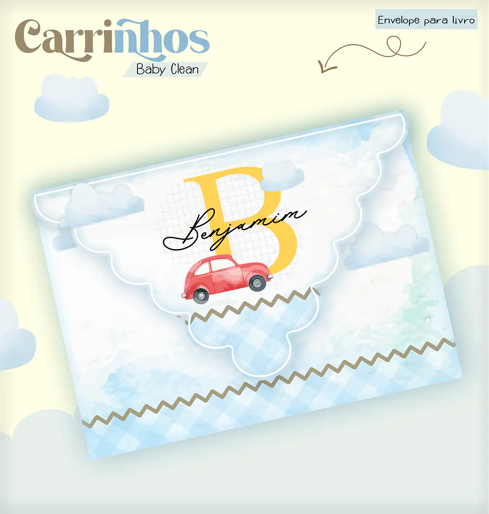 Arquivo Combo Encadernação Baby Elefantinho Azul 13