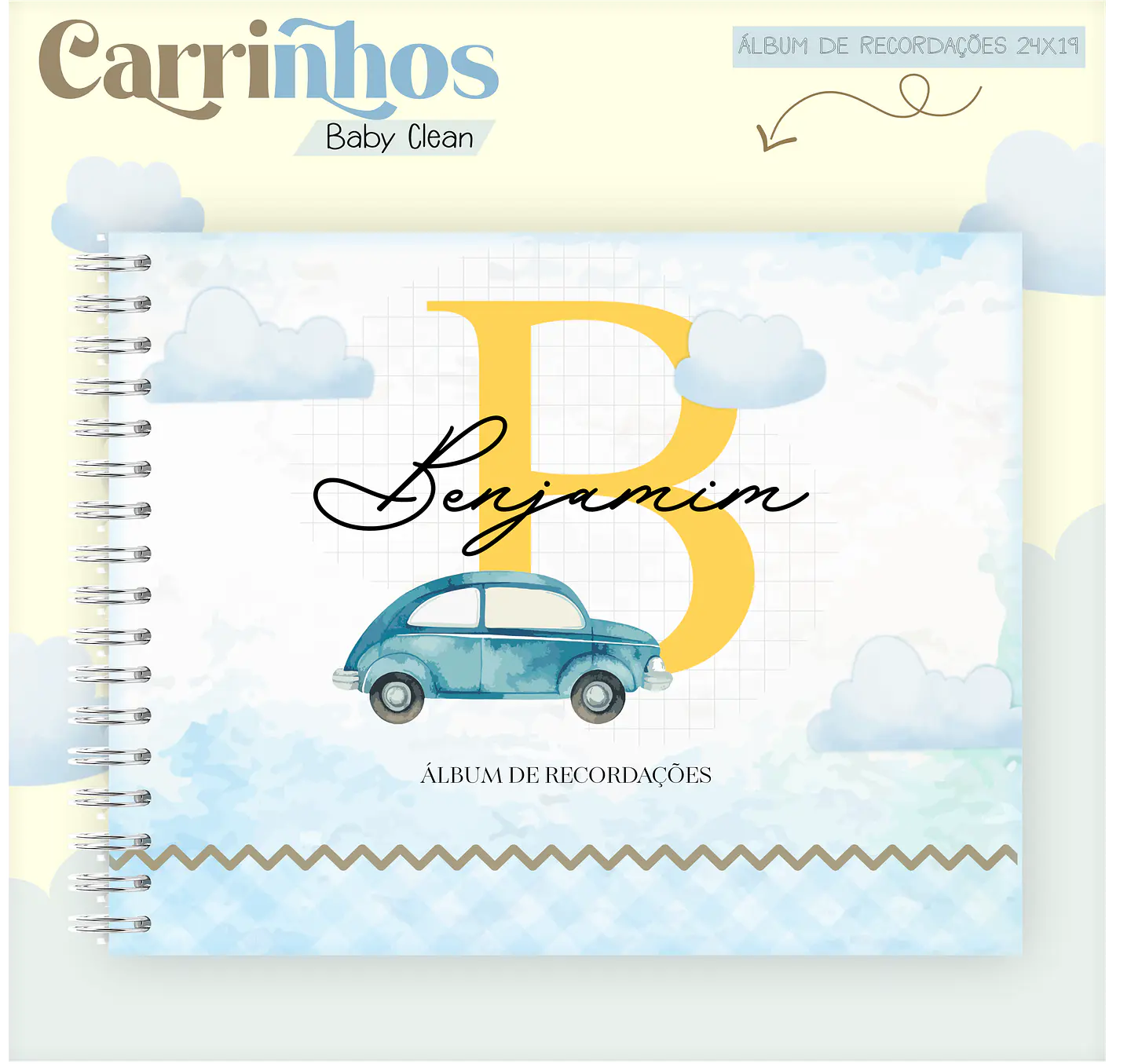 Arquivo Combo Encadernação Baby Carrinho Alfabeto 8