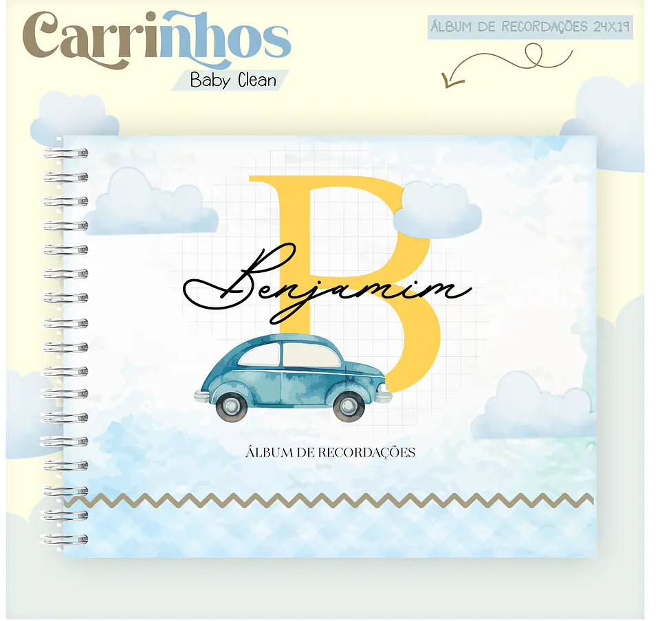Arquivo Combo Encadernação Baby Carrinho Alfabeto 8