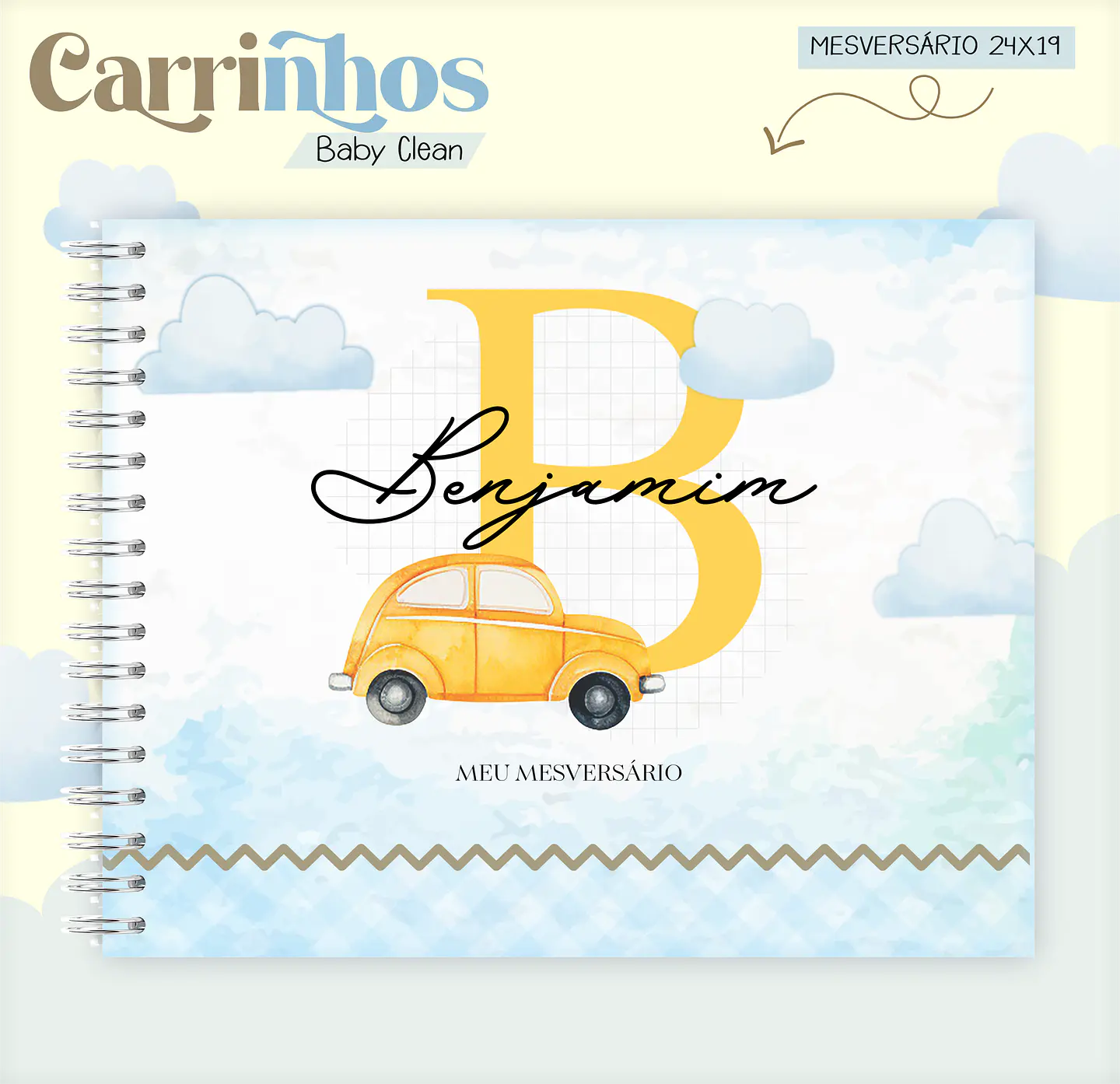 Arquivo Combo Encadernação Baby Carrinho Alfabeto 10