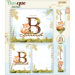 Arquivo Combo Encadernação Baby Bosque Raposinha Alfabeto