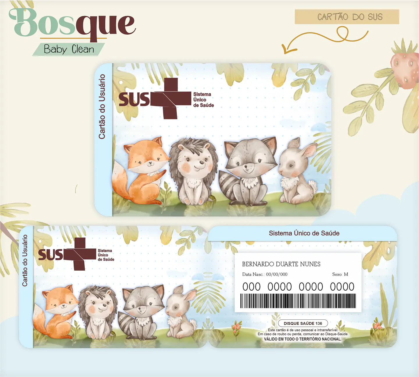 Arquivo Combo Encadernação Baby Bosque Raposinha Alfabeto 5