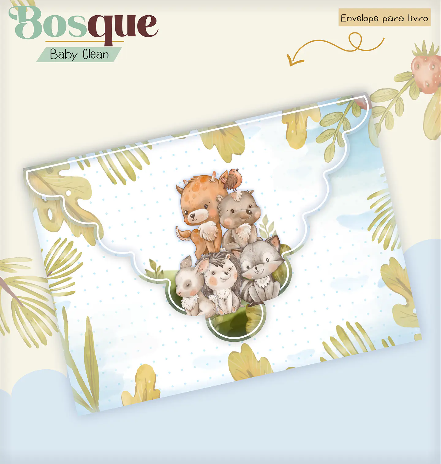 Arquivo Combo Encadernação Baby Bosque Raposinha Alfabeto 14