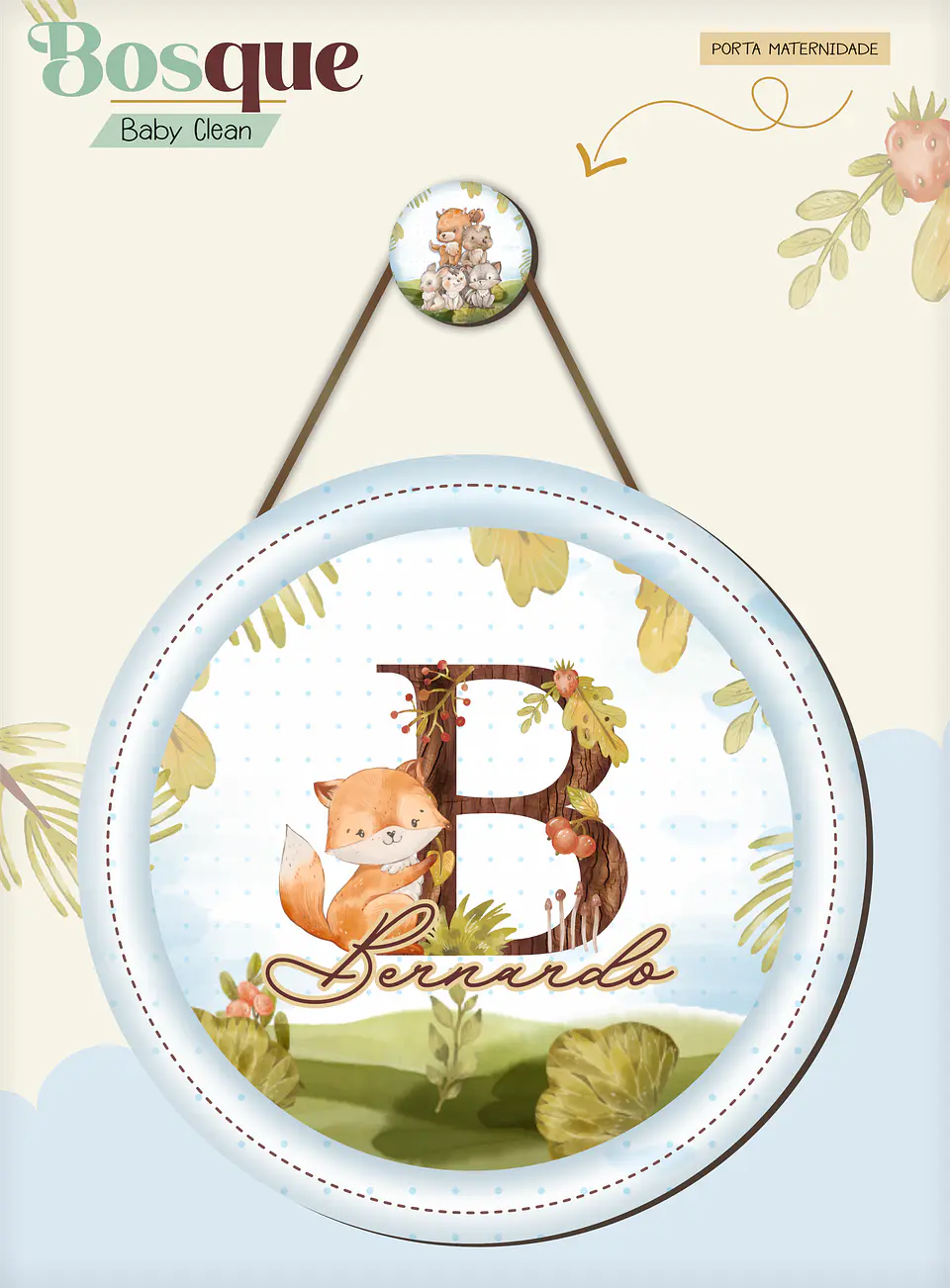 Arquivo Combo Encadernação Baby Bosque Raposinha Alfabeto 16