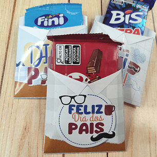 Arquivo Dia dos Pais Cristão Envelope para Doces