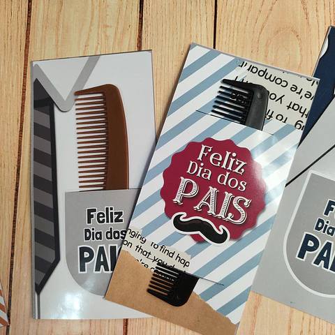 Arquivo Dia dos Pais Cristão Card Pente