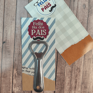 Arquivo Dia dos Pais Cristão Card Abridor de Garrafa