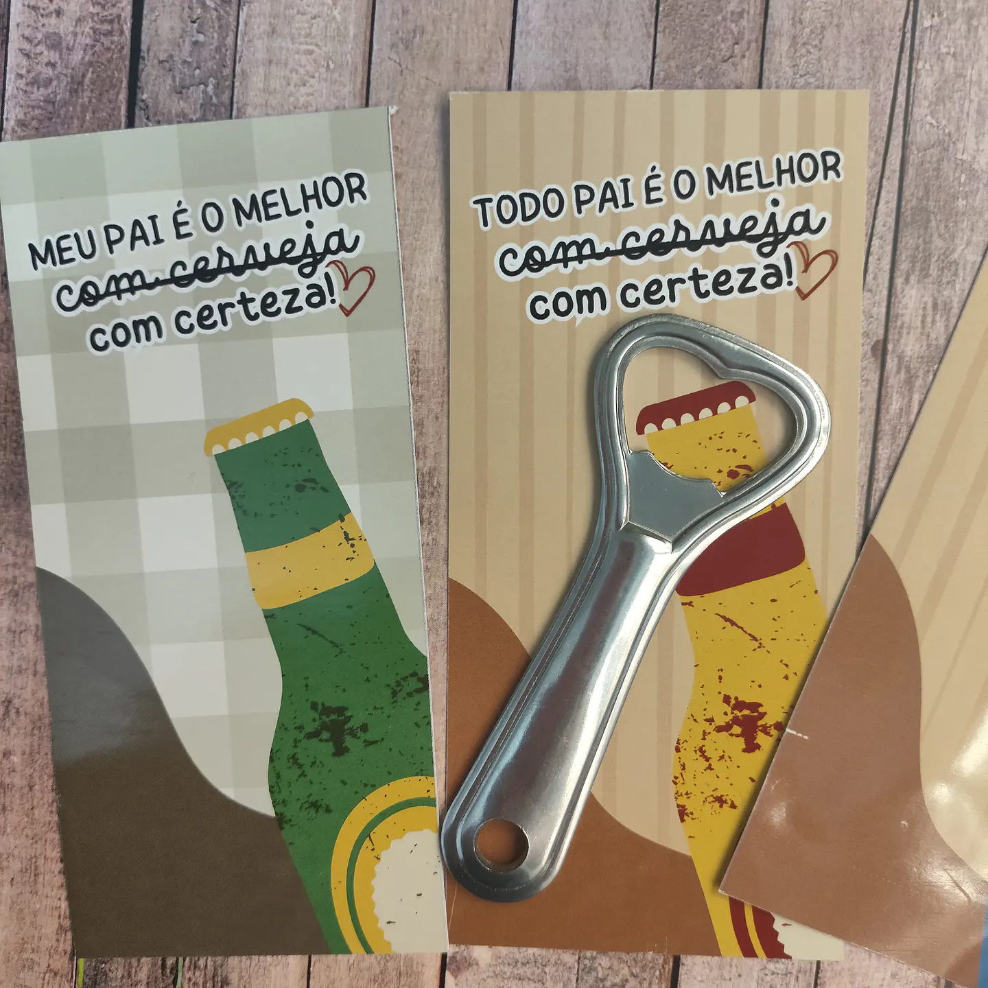 Arquivo Dia dos Pais Cristão Card Abridor de Garrafa 4