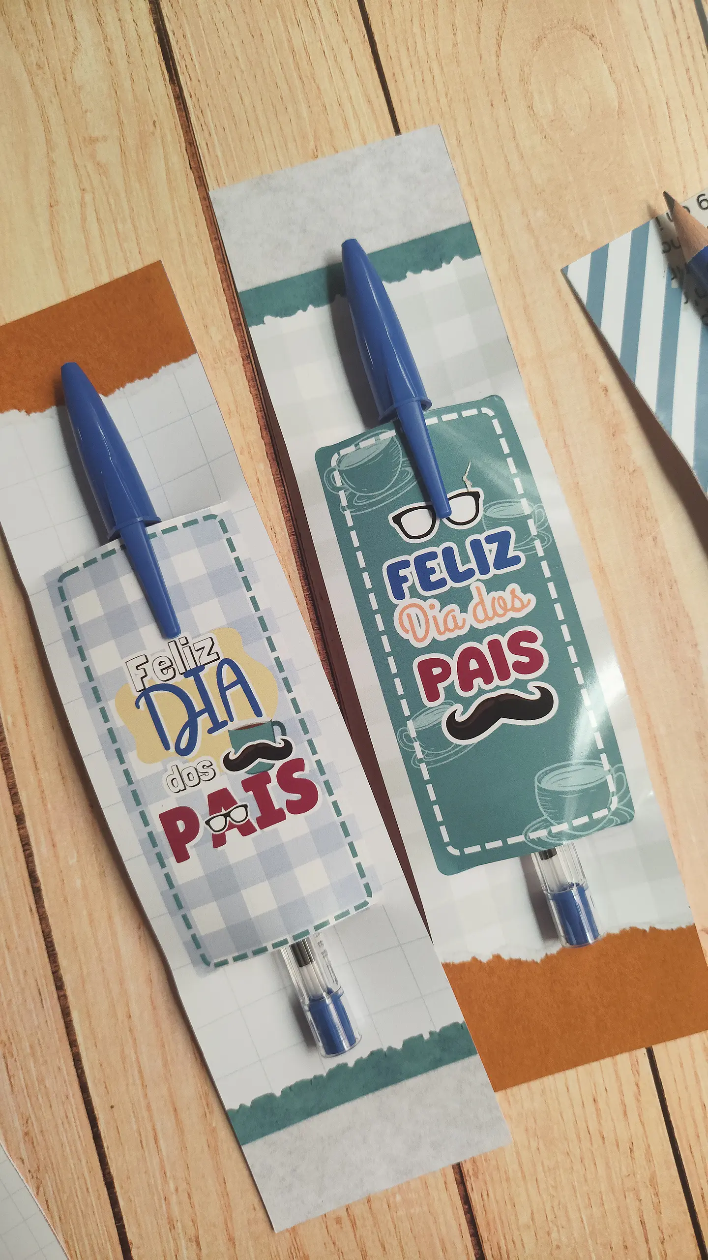 Arquivo Dia dos Pais Cristão Card Caneta ou Lápis 2