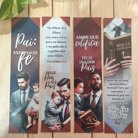 Arquivo Dia dos Pais Cristão Marca Páginas