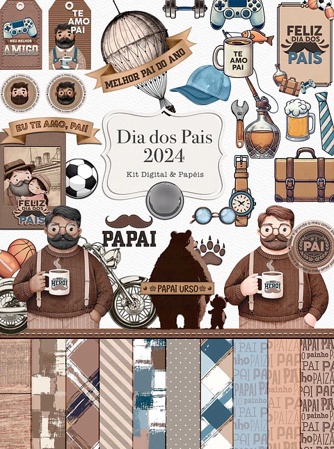 Kit Digital Dia dos Pais 2024 - Combo 1