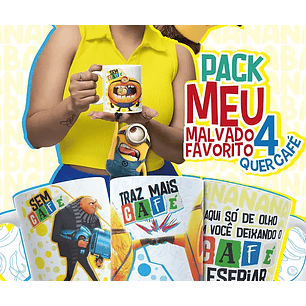 Arquivo Caneca Minnions Café