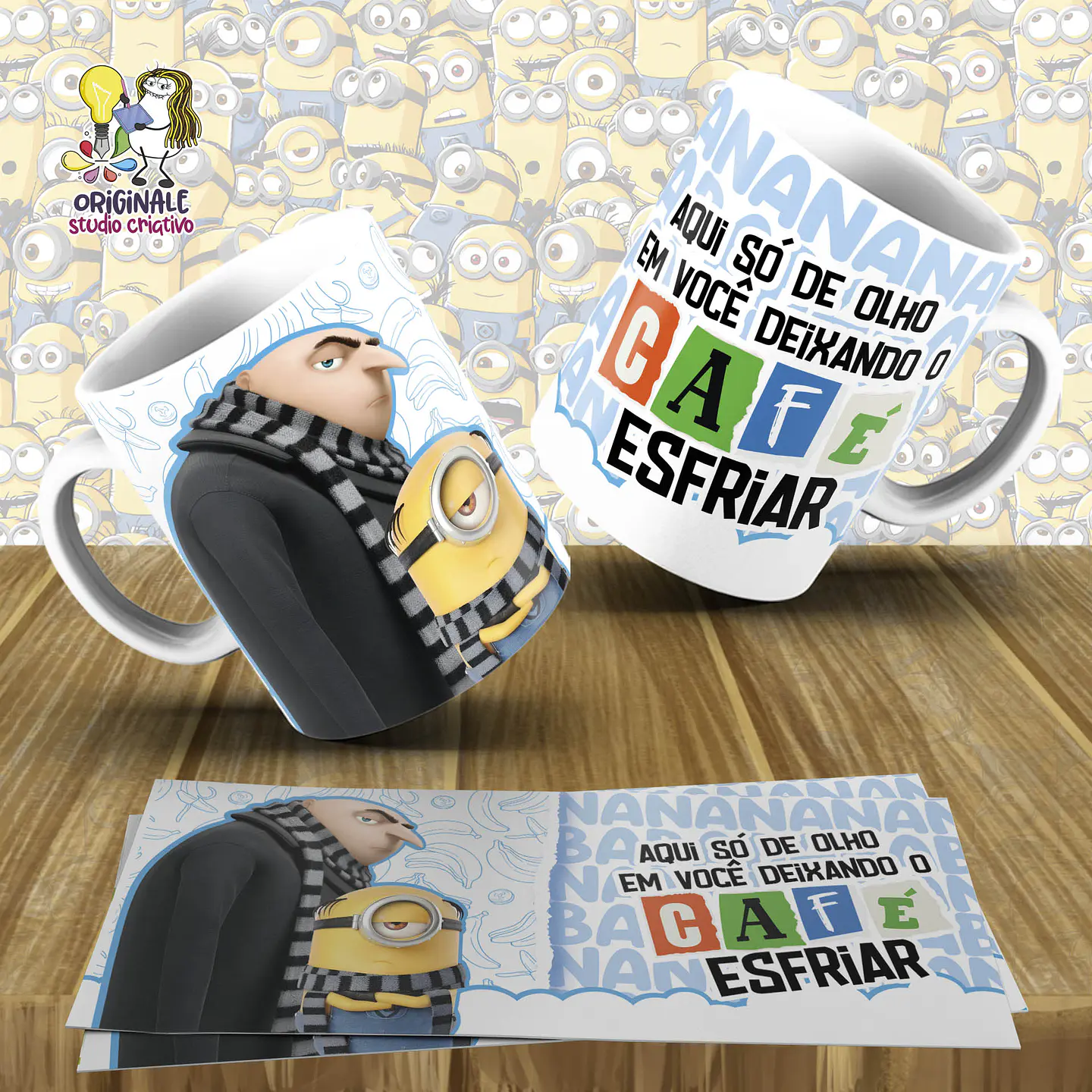 Arquivo Caneca Minnions Café 9