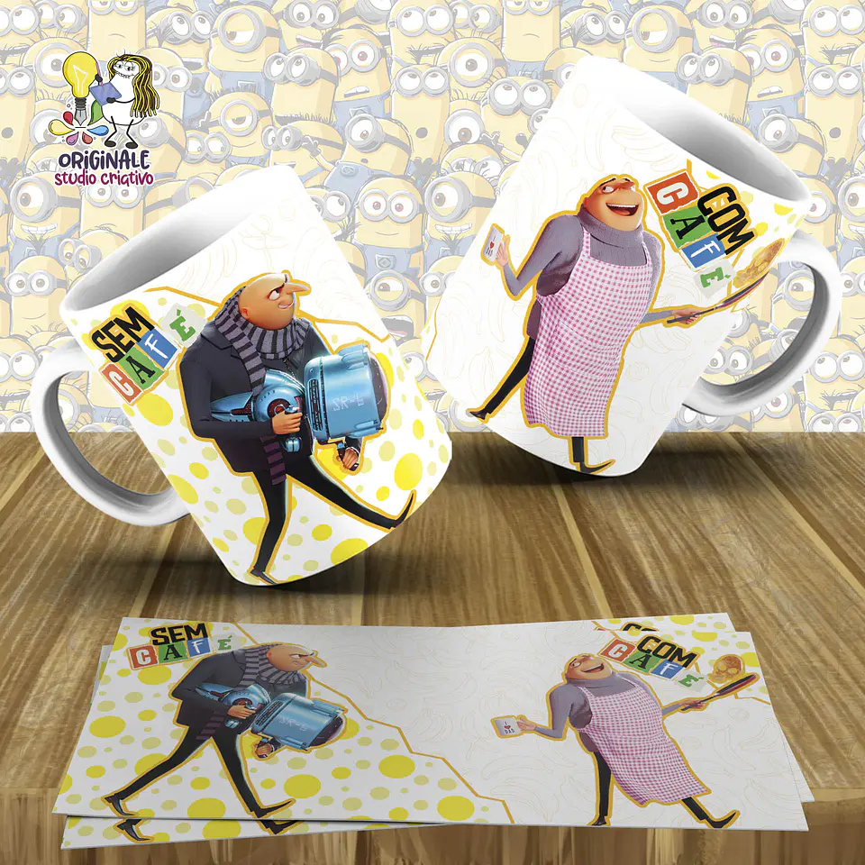Arquivo Caneca Minnions Café 12