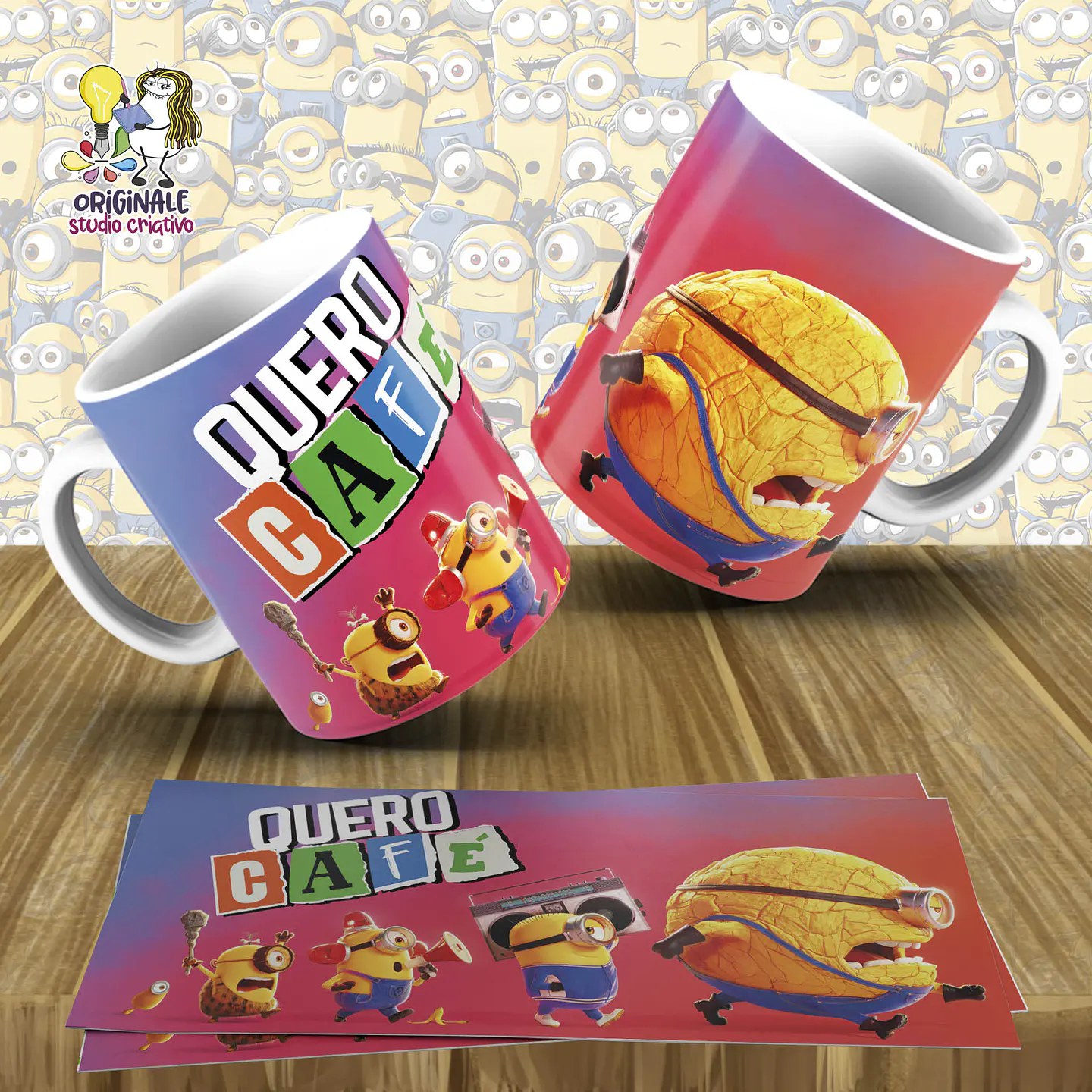 Arquivo Caneca Minnions Café 16