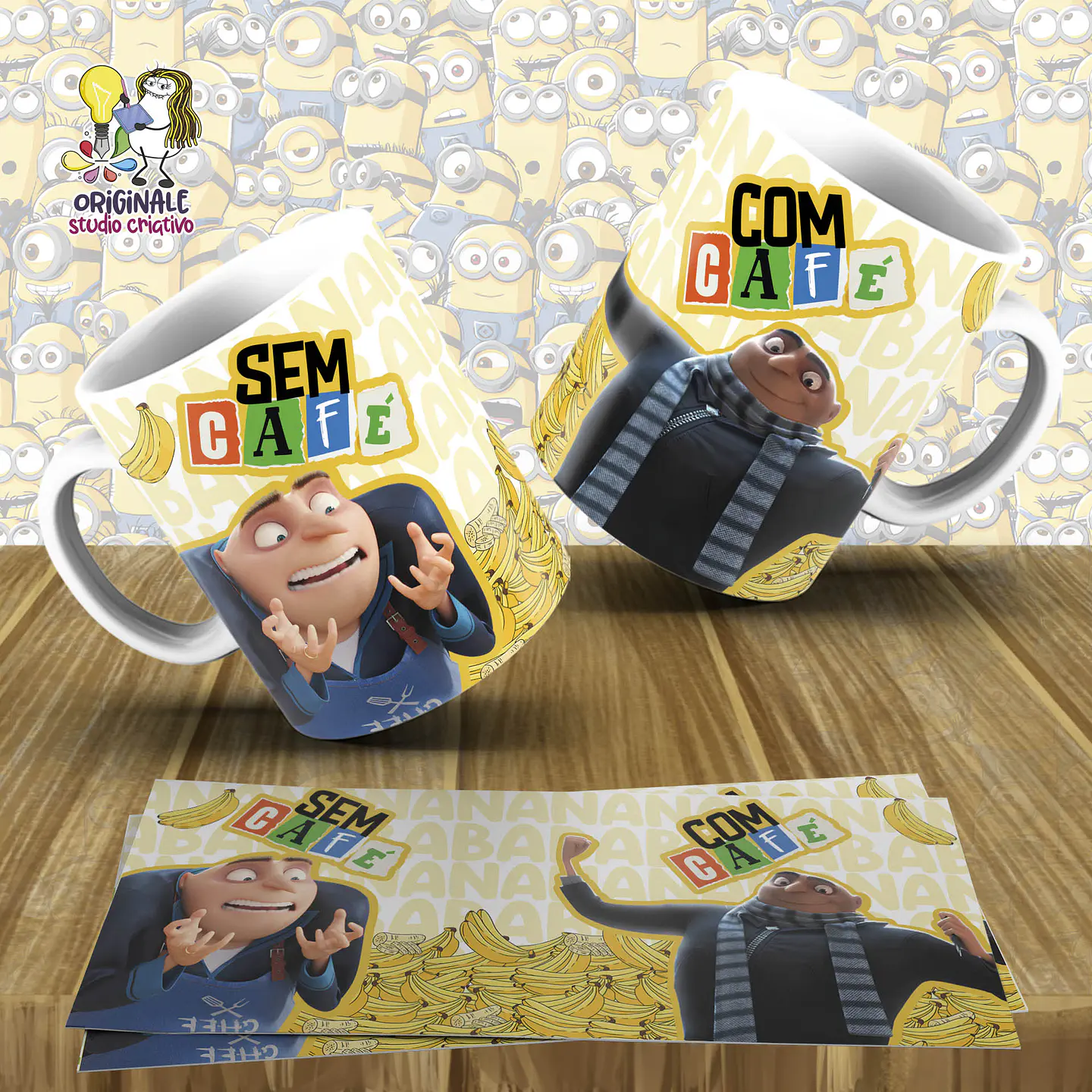 Arquivo Caneca Minnions Café 18