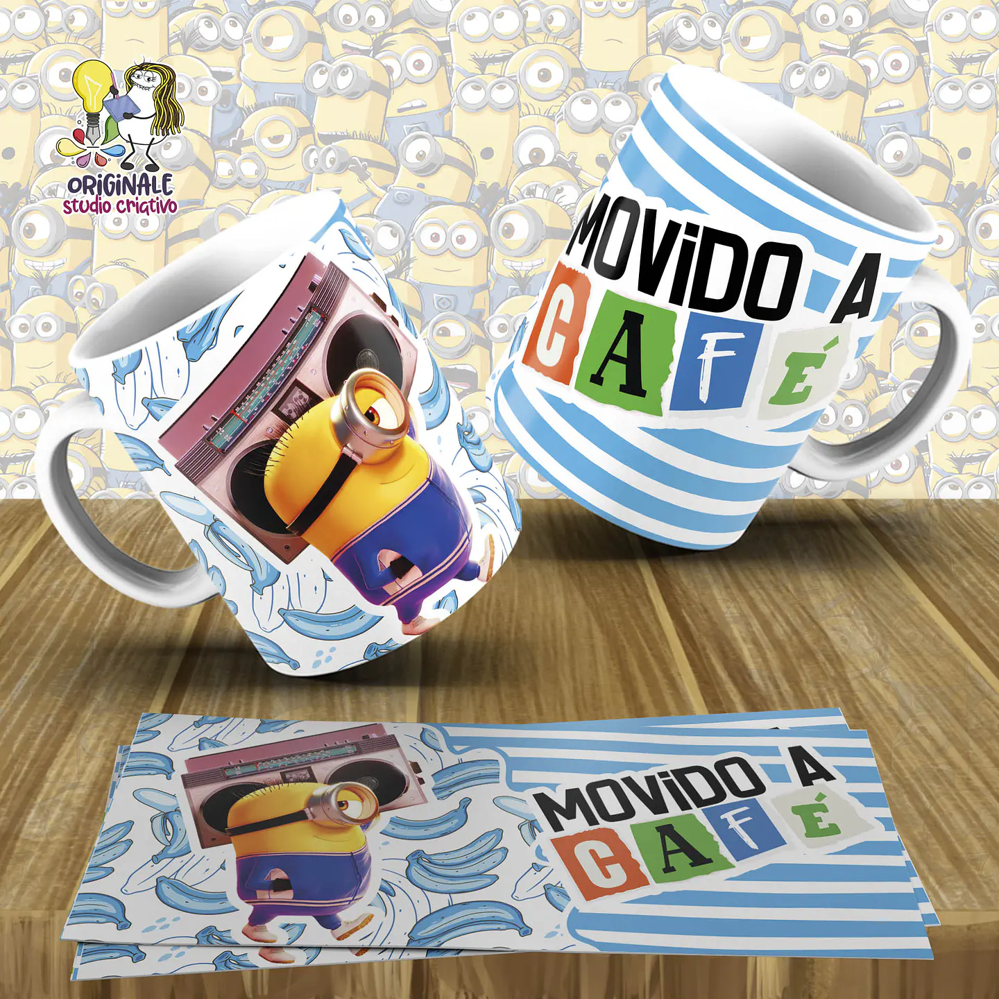 Arquivo Caneca Minnions Café 20