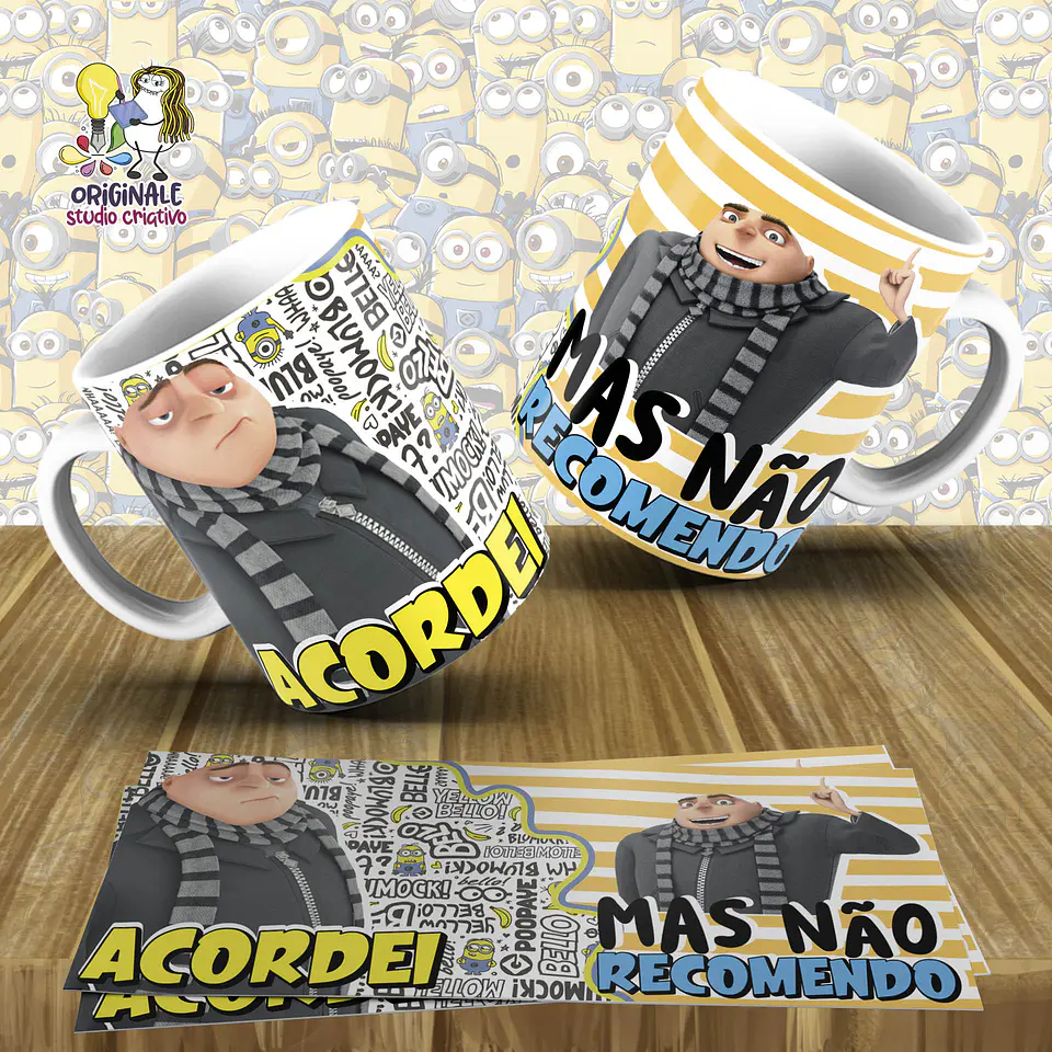 Arrquivo Canecas Minnions Sinceros 3