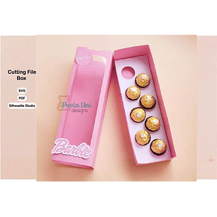 Arquivo de Corte Caixa Barbie Doces Ferrero Rocher