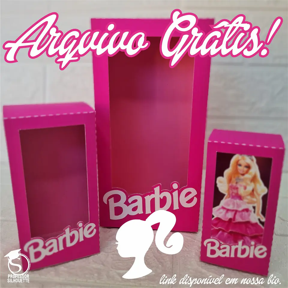 Arquivo de Corte Caixa Barbie 1