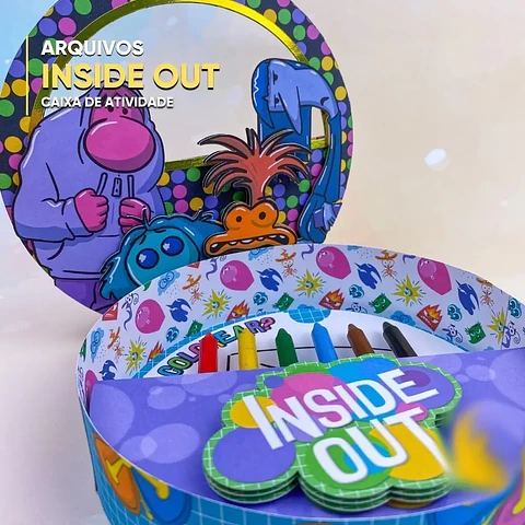 Arquivo Caixa de Atividade Kit Pintura Divertidamente