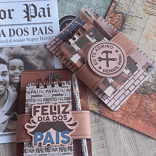 Arquivo Dia dos Pais Mini Bloquinho com Caneta