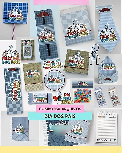 Arquivo Kit Dia dos Pais Completo