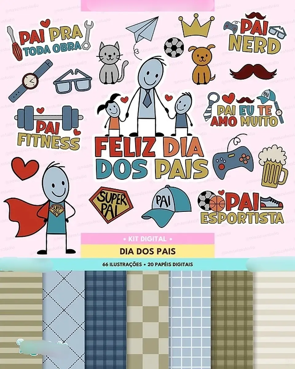 Arquivo Kit Dia dos Pais Completo 9