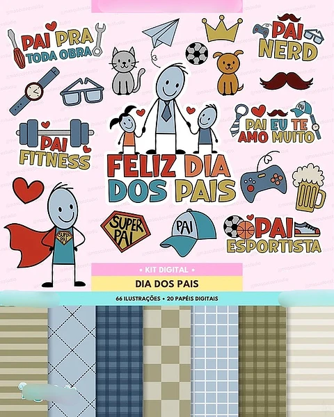 Kit Digital Dia dos Pais