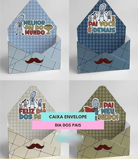 Arquivo Dia dos Pais Caixa Envelope