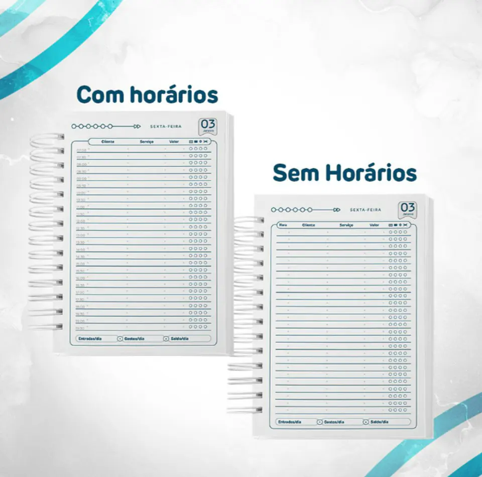 Arquivo Combo Agendamento 2025 - Coleção Topázio 2