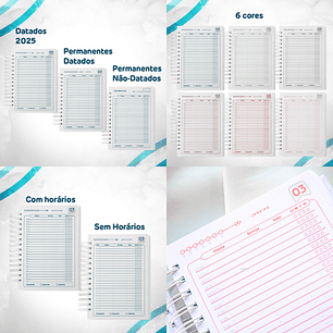 Arquivo Combo Agendamento 2025 - Coleção Topázio