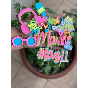 Arquivo de Corte Topo Neon