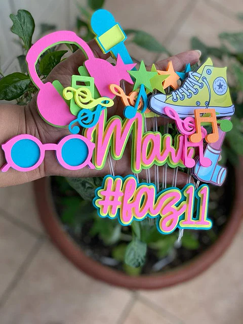 Arquivo de Corte Topo Neon