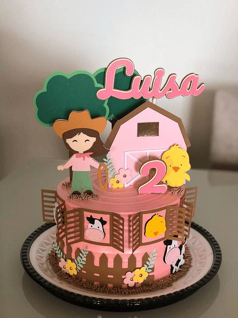 Arquivo de Corte Fazendinha Menina