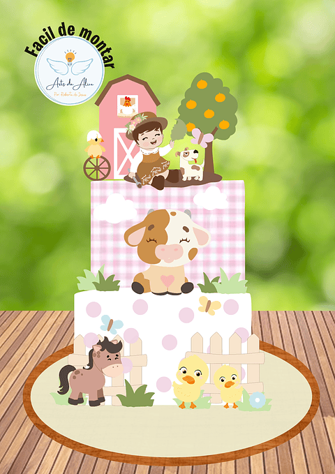 Arquivo de Corte Fazendinha Menina