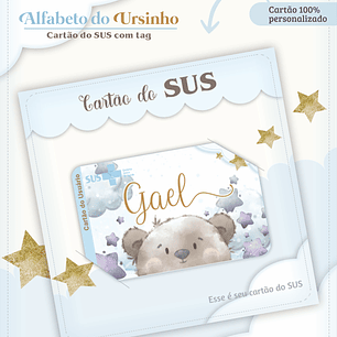 Arquivo Caderneta de Vacina Alfabeto Ursinho Nuvens
