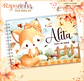 Arquivo Encadernação Baby Raposinha Menina Bosque - Thumbnail 2