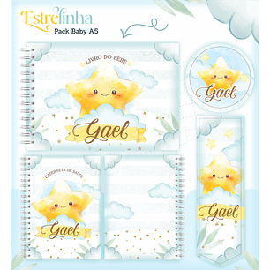 Arquivo Encadernação Baby Estrelinha Menino
