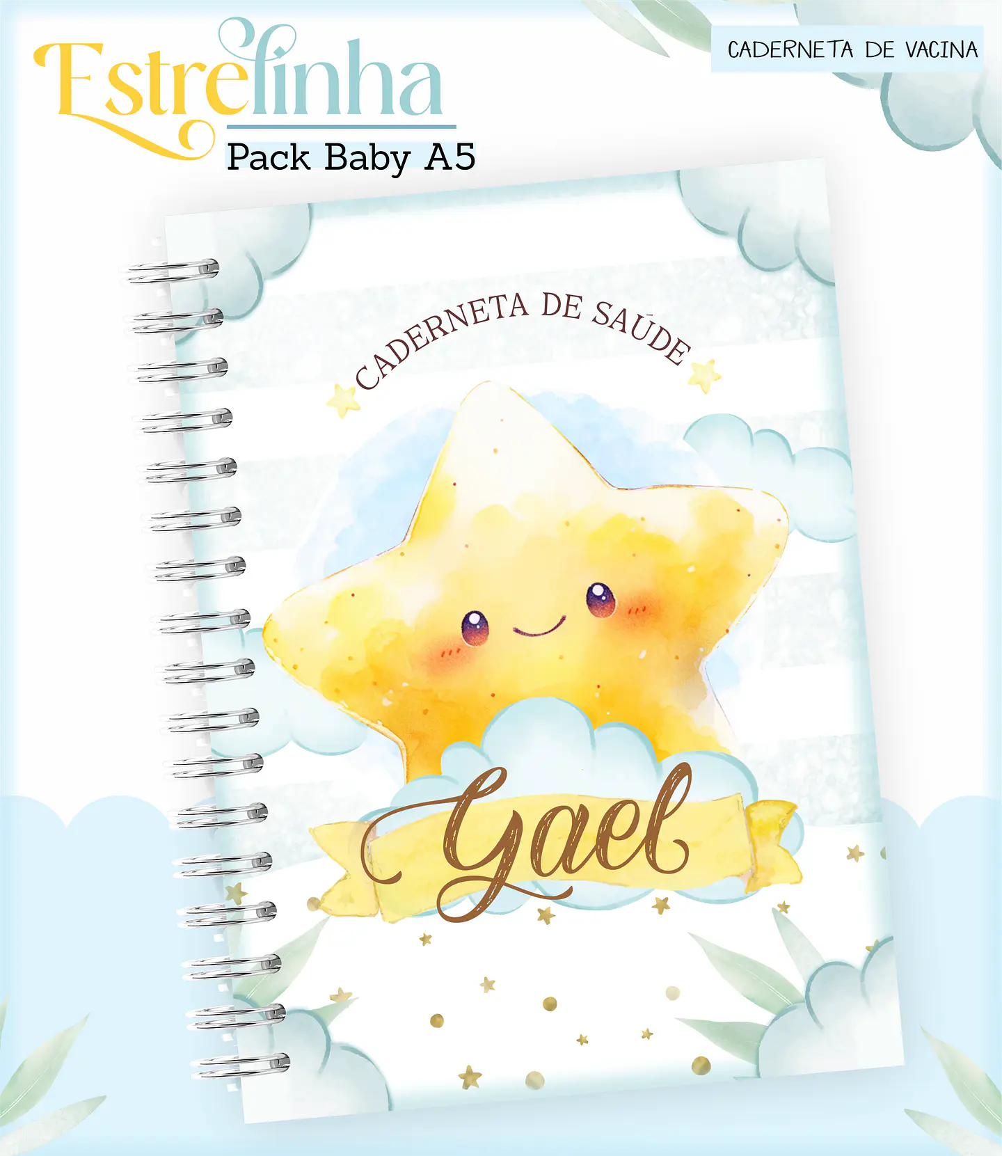 Arquivo Encadernação Baby Estrelinha Menino 7