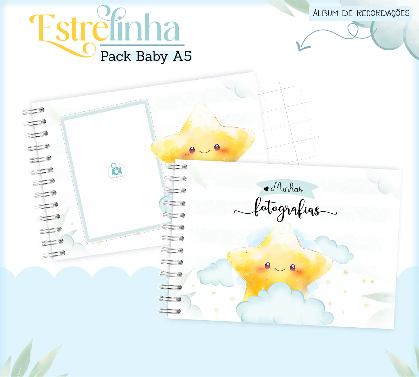 Arquivo Encadernação Baby Estrelinha Menino 8