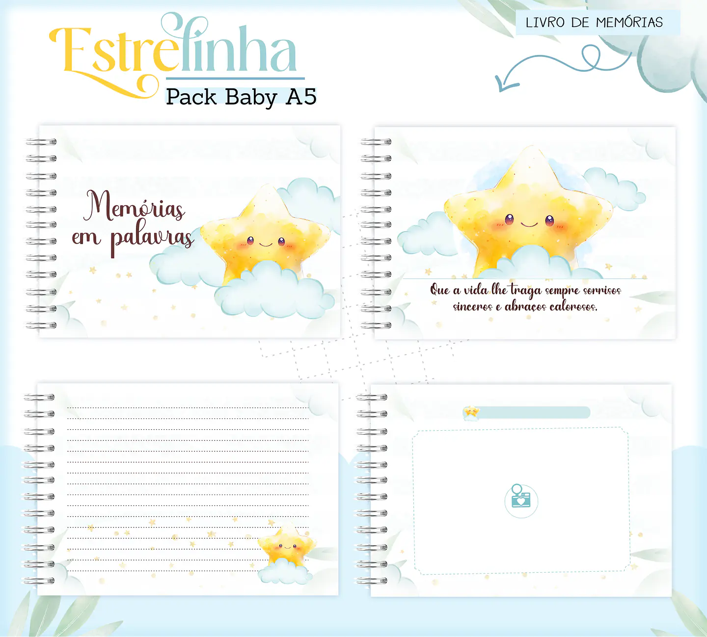 Arquivo Encadernação Baby Estrelinha Menino 14