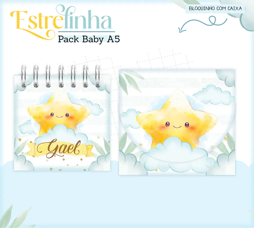 Arquivo Encadernação Baby Estrelinha Menino 16